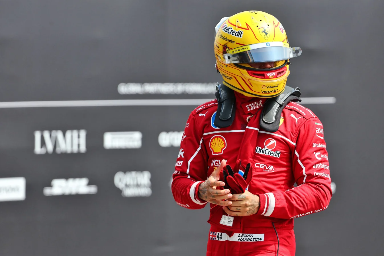 Lewis Hamilton staging Ferrari struggles