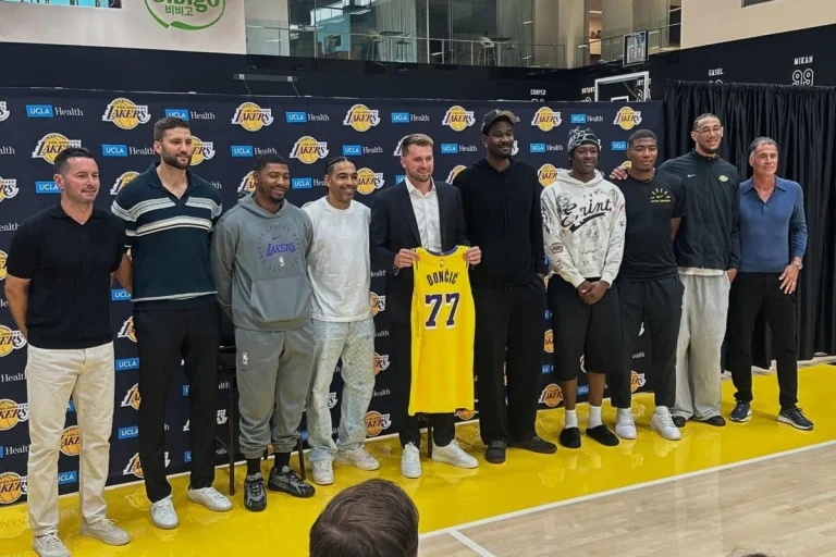 Luka Doncic Lakers championship commitment