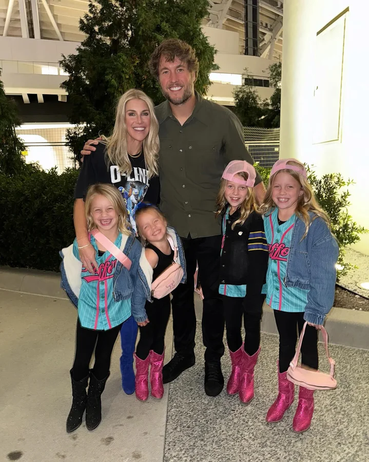 Matthew Stafford daughters keep humble