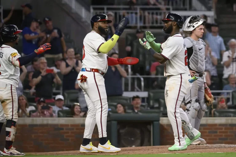 Michael Harris II hitting turnaround