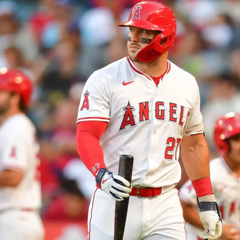 Mike Trout out second game