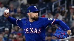 Nathan Eovaldi aims to snap Rangers’ skid in crucial Guardians matchup