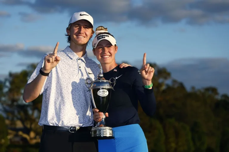 Nelly Korda supports Sebastian recovery
