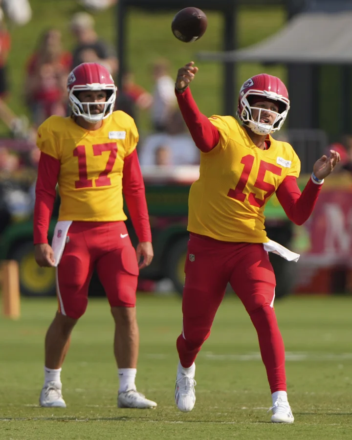 Patrick Mahomes Chiefs Training Camp