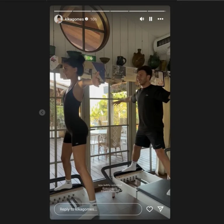 Pierre Gasly Pilates Session