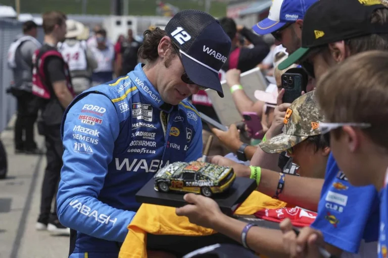Ryan Blaney NASCAR Cup pole