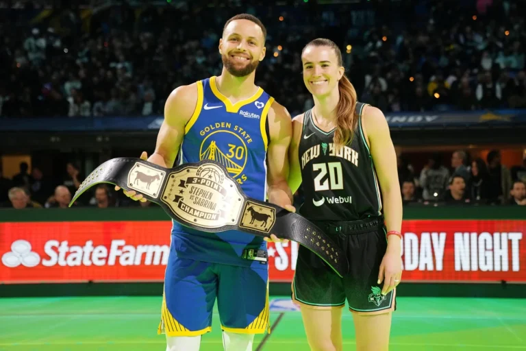 Sabrina Ionescu channels Stephen Curry