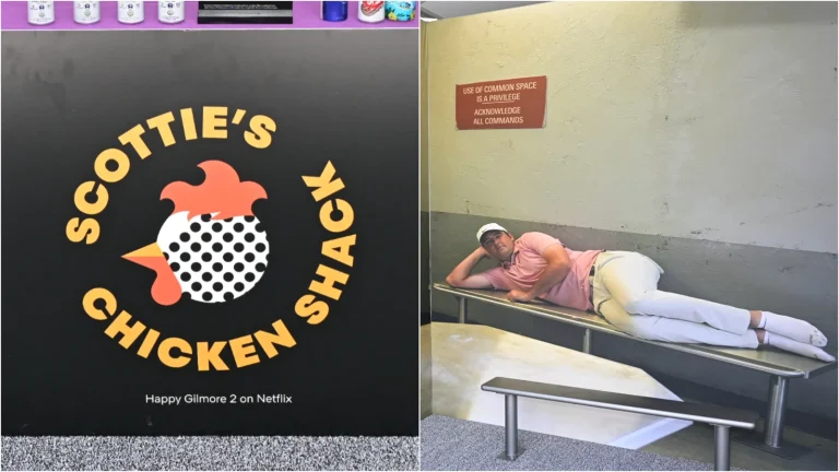 Scottie Scheffler Happy Gilmore cameo