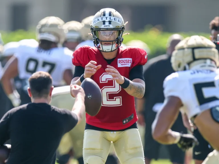 Spencer Rattler Saints QB training camp