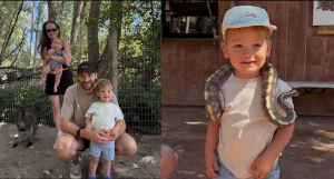 Beau Skinner’s Bold Snake Moment Steals Spotlight During Stuart Skinner Family Holiday