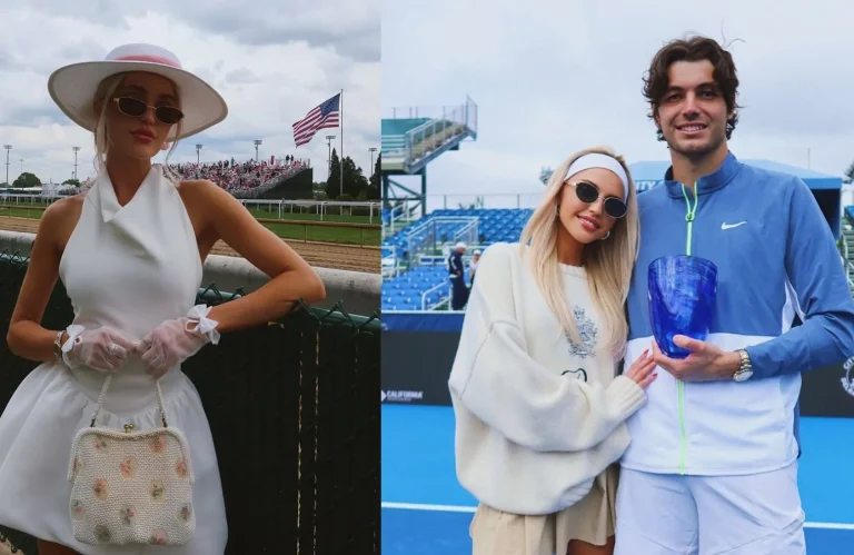 Taylor Fritz girlfriend Morgan Riddle