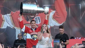 Tomas Nosek Stanley Cup Celebration: Vitek Vanecek Brings Trophy Home, Duo Gets Matching Tattoos