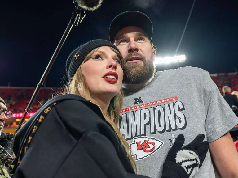 Travis Kelce Taylor Swift support