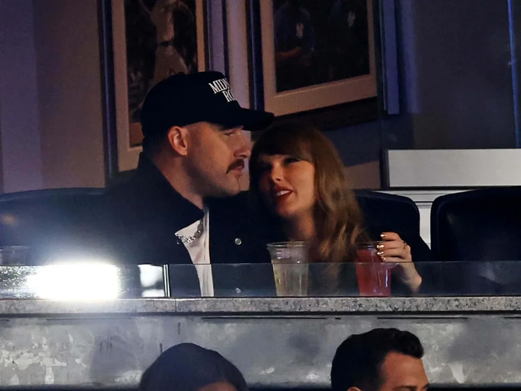 Travis Kelce supports Taylor Swift