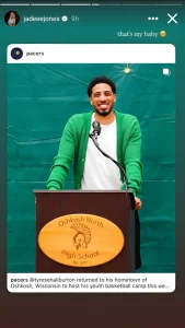 Tyrese Haliburton’s Fiancée Responds Sweetly to His $3 Million High School Donation