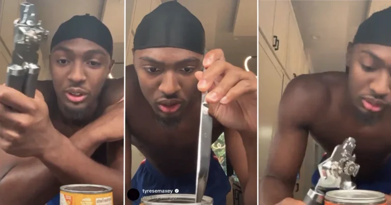 Tyrese Maxey can opener struggle