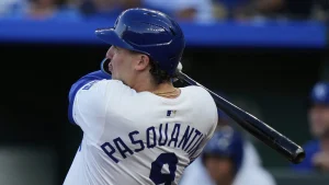 Royals’ Vinnie Pasquantino Delivers Stellar Performance, Earning High Praise from Manager Matt Quatraro